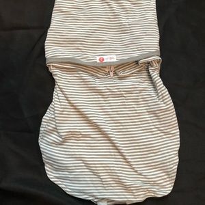 Embe Classic 2-Way Swaddle™ in Grey Strip